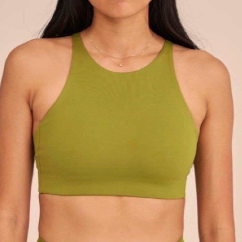 Girlfriend Collective Topanga Bra in Ivy